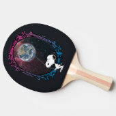 Erdnüsse | Snoopy Spaced Out Ballon Tischtennis Schläger (Seitenansicht)