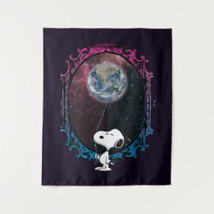 Erdnüsse Snoopy Spaced Out Ballon Wandteppich