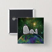 Erdnüsse | Snoopy Spacout Button (Vorne & Hinten)