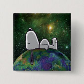 Erdnüsse | Snoopy Spacout Button (Vorderseite)