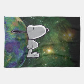 Erdnüsse | Snoopy Spacout Geschirrtuch (Horizontal)