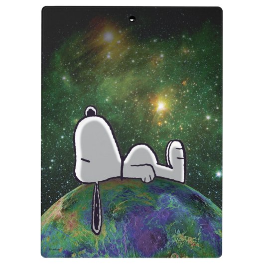Erdnüsse | Snoopy Spacout Klemmbrett (Rückseite)
