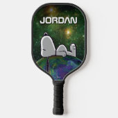 Erdnüsse | Snoopy Spacout Pickleball Schläger (Rückseite)