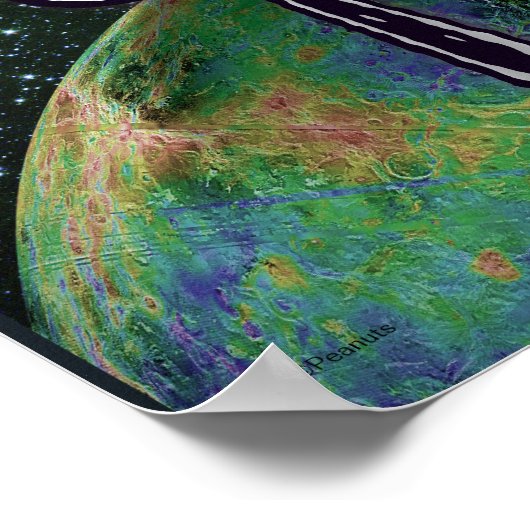 Erdnüsse | Snoopy Spacout Poster (Ecke)