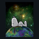 Erdnüsse | Snoopy Spacout Poster<br><div class="desc">Karo dieses lustige Design von Peanuts mit Snoopy.</div>