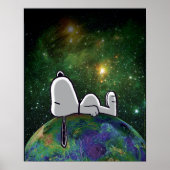 Erdnüsse | Snoopy Spacout Poster (Vorne)