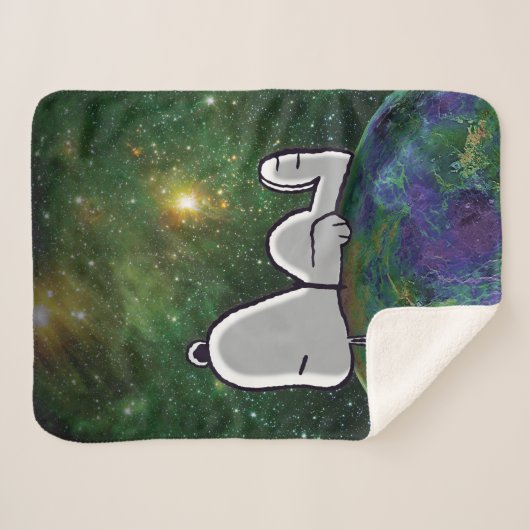 Erdnüsse | Snoopy Spacout Sherpadecke (Vorderseite (Horizontal))
