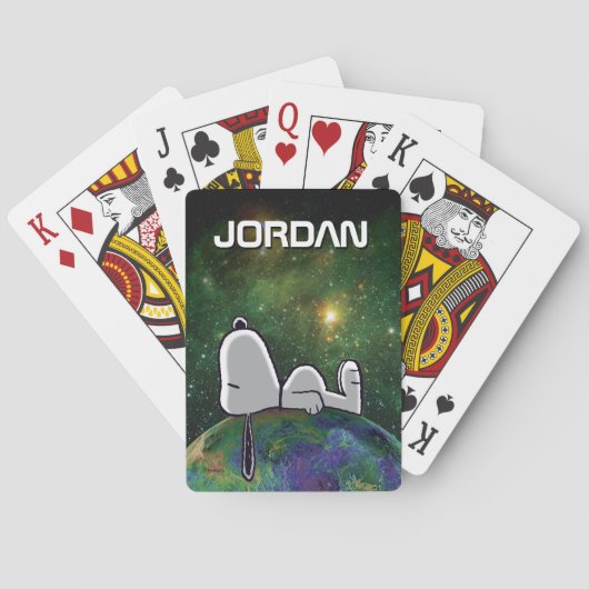 Erdnüsse | Snoopy Spacout Spielkarten (Rückseite)