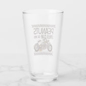 Erdnüsse | Snoopy Speed Club Glas (Rückseite)