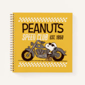 Erdnüsse | Snoopy Speed Club Notizblock (Vorderseite)