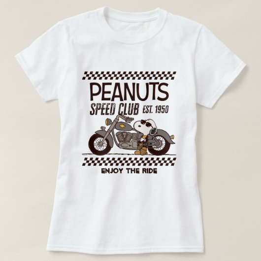 Erdnüsse | Snoopy Speed Club T-Shirt (Design vorne)
