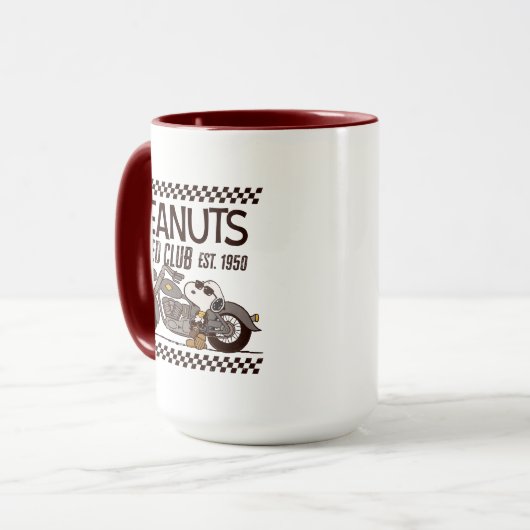 Erdnüsse | Snoopy Speed Club Tasse (Vorderseite Links)