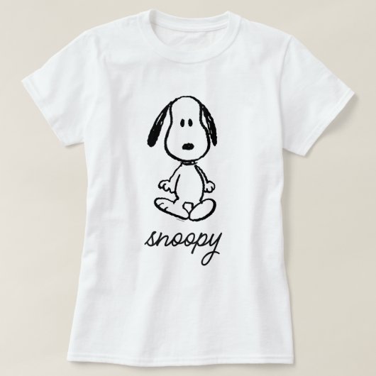 Erdnüsse | Snoopy Stehend Tall T-Shirt (Design vorne)