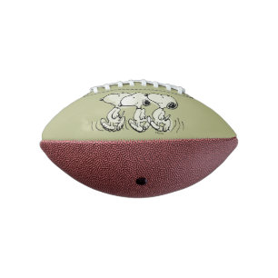 Erdnüsse Snoopy stolziert einher Football