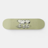 Erdnüsse | Snoopy stolziert einher Skateboard (Horizontal)