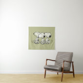 Erdnüsse | Snoopy stolziert einher Wandteppich (Beispiel (Horizontal))