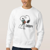 Erdnüsse | Snoopy Stopp & Riechen Sie die Blume Sweatshirt (Vorderseite)