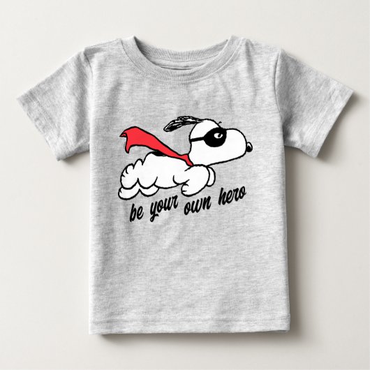 Erdnüsse | Snoopy Super Hero Baby T-shirt (Vorderseite)