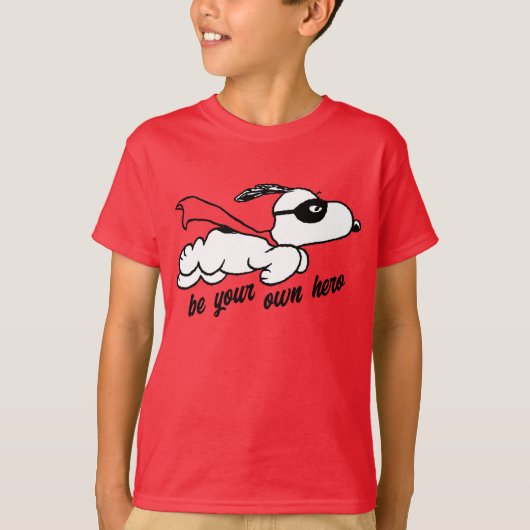 Erdnüsse | Snoopy Super Hero T-Shirt (Vorderseite)