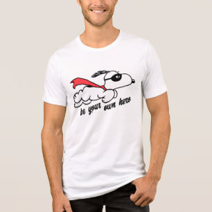 Erdnüsse   Snoopy Super Hero Tri-Blend Shirt