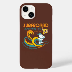 Erdnüsse   Snoopy Surfboard Longboard Wettbewerb Case-Mate iPhone 14 Hülle