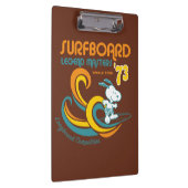 Erdnüsse | Snoopy Surfboard Longboard Wettbewerb Klemmbrett (Rechts)