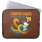 Erdnüsse | Snoopy Surfboard Longboard Wettbewerb Laptopschutzhülle (Vorderseite)