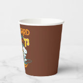 Erdnüsse | Snoopy Surfboard Longboard Wettbewerb Pappbecher (Links)