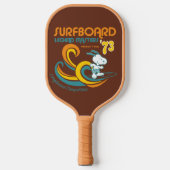 Erdnüsse | Snoopy Surfboard Longboard Wettbewerb Pickleball Schläger (Vorderseite)
