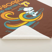 Erdnüsse | Snoopy Surfboard Longboard Wettbewerb Sherpadecke (3/4)