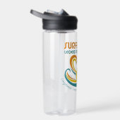 Erdnüsse | Snoopy Surfboard Longboard Wettbewerb Trinkflasche (Rechts)