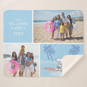 Erdnüsse   Snoopy Surfing   Name und Foto hinzufüg Sherpadecke