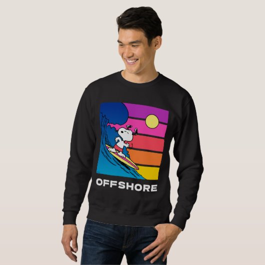 Erdnüsse | Snoopy Surfing Sweatshirt (Vorne ganz)