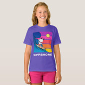 Erdnüsse | Snoopy Surfing T-Shirt (Vorne ganz)