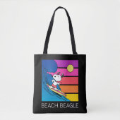 Erdnüsse | Snoopy Surfing Tasche (Vorderseite)