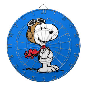 Erdnüsse   Snoopy the Fliegerace Dartscheibe