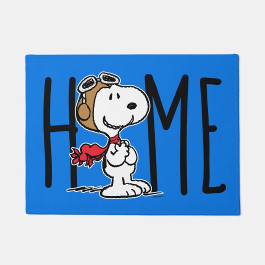 Erdnüsse | Snoopy the Fliegerace Fußmatte (Vorderseite)