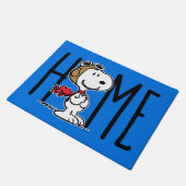 Erdnüsse | Snoopy the Fliegerace Fußmatte (Schrägansicht)