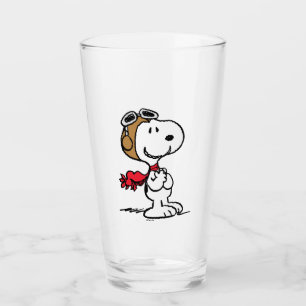 Erdnüsse Snoopy the Fliegerace Glas