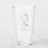 Erdnüsse | Snoopy the Fliegerace Glas (Rückseite)