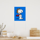 Erdnüsse | Snoopy the Fliegerace Poster (Küche)