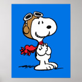 Erdnüsse | Snoopy the Fliegerace Poster (Vorne)
