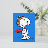 Erdnüsse | Snoopy the Fliegerace Postkarte (Stehend Vorderseite)