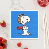 Erdnüsse | Snoopy the Fliegerace Serviette (Beispiel)