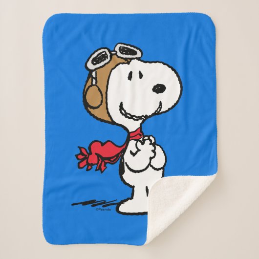 Erdnüsse | Snoopy the Fliegerace Sherpadecke (Vorderseite)