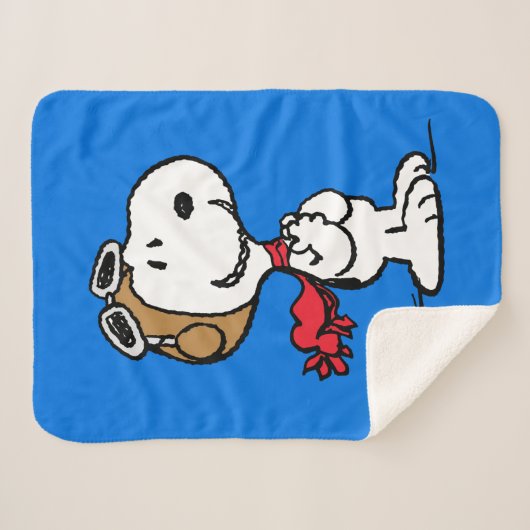 Erdnüsse | Snoopy the Fliegerace Sherpadecke (Vorderseite (Horizontal))