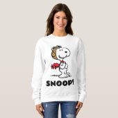 Erdnüsse | Snoopy the Fliegerace Sweatshirt (Vorne ganz)