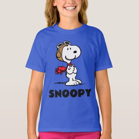 Erdnüsse | Snoopy the Fliegerace T-Shirt (Vorderseite)