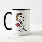 Erdnüsse | Snoopy the Fliegerace Tasse (Links)