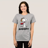 Erdnüsse | Snoopy the Fliegerace Tri-Blend Shirt (Vorderseite voll)
